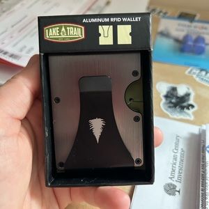 Brand new rfid aluminum wallet